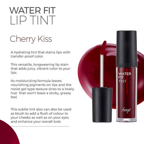 The Face Shop Water Fit Lip Tint Cherry Kiss