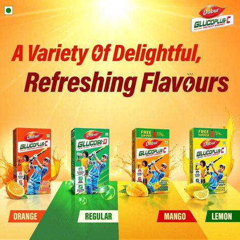 Dabur Health Care Orange Flavoured Glucose Powder
