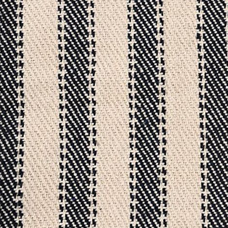 Sashaa World Navy Striped Sofa Throw