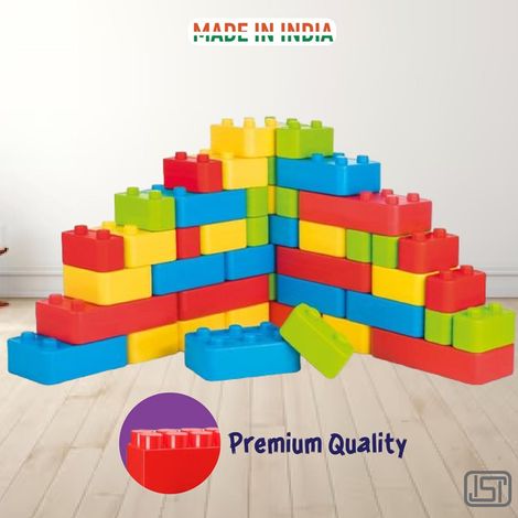 Fablue Kids 100 Pcs Blocks Toys - Play And Learn Building Blocks Construction Toy