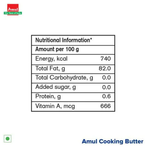 Amul Unsalted Cooking Butter