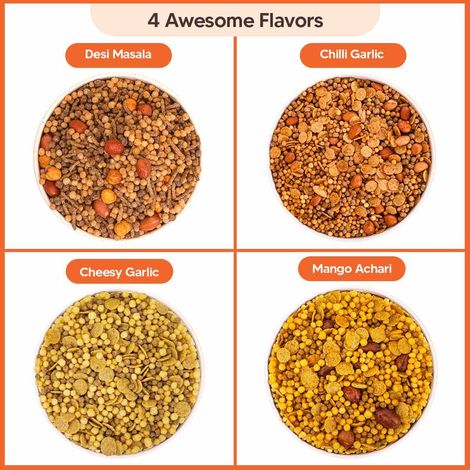 Millet Namkeen - Healthy Snacks Combo - 4 Flavours - Eat Better Co