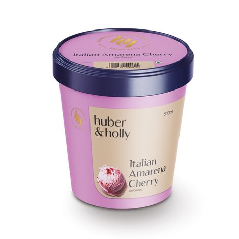 Huber & Holly Italian Amarena Cherry Ice Cream Tub