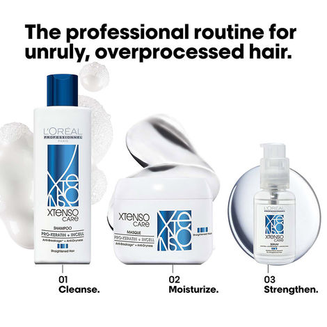 L'Oreal Professionnel Xtenso Care Shampoo For Frizz-Free, Smooth & Manageable Hair