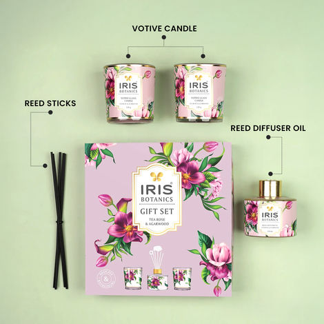 Iris Botanics Gift set Fragrance Tearose & Agarwood