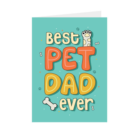 Oye happy Pet Dad Card