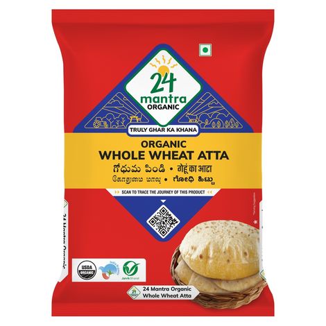 24 Mantra Organic Whole Wheat Atta