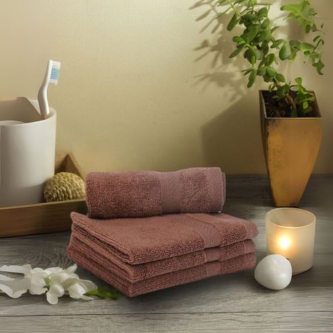 Bianca Face Towel Soft Brown | Set of 4 - 30cm x 30cm