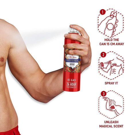 Old Spice Lionpride No Gas Deodorant Body Spray Perfume For Men