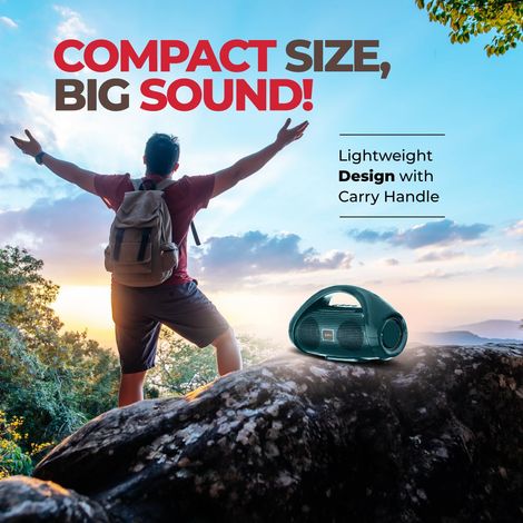 pTron Fusion Go 10W Portable Bluetooth Speaker | 6H Playtime & TWS Pairing - Forest Green