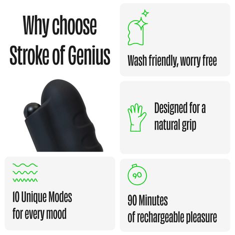 Bold Care Stroke Of Genius 10 Vibrating Modes Rechargeable Stroker For Men l | 1 Year Warranty