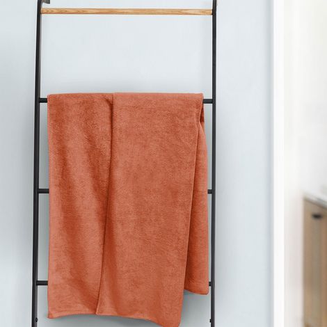 Sassoon Microfiber Medium Bath Towel | Rust | 60 x 120 cm