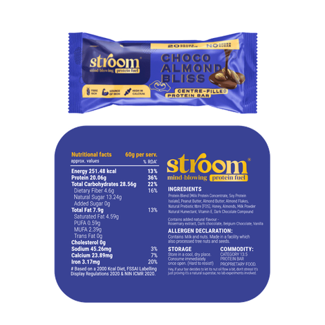 Stroom Choco Almond Bliss 20g Protein Bars