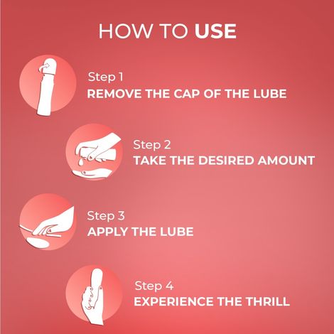 Manforce Epic Lube Strawberry Flavored Lubricating Gel for Men and Women Water Based Skin Friendly