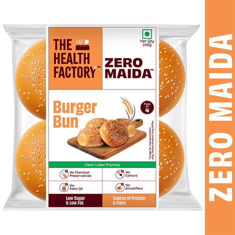 The Health Factory Zero Maida Burger Bun