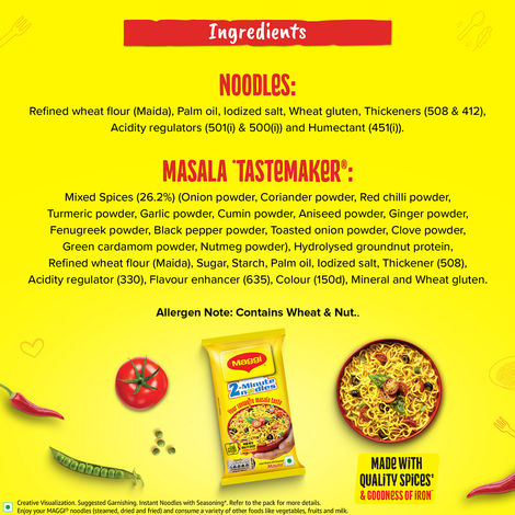 MAGGI 2-Minute Instant Noodles | Masala Noodles | Made With Quality Spices