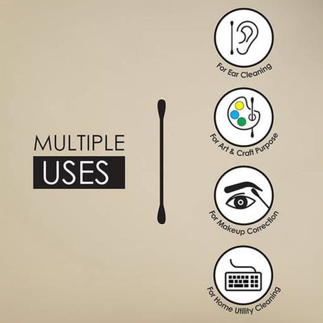 Tulips Paper Stick Cotton Buds Jar