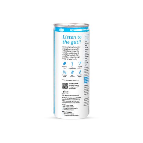 Tribe Kombucha Classic Naturally Sparkling Probiotic Super Drink | Gut Friendly