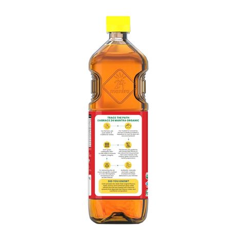 24 Mantra Mustard (Sarson) Cold Pressed Oil | Organic Healthy Cooking Oil