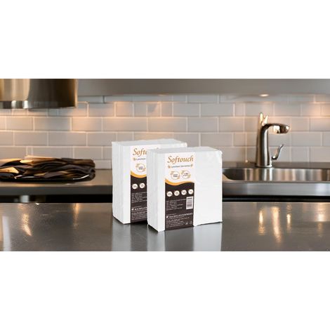 Softouch 4 Ply Luncheon Tissue Napkin 40x40 cm 50 Pcs