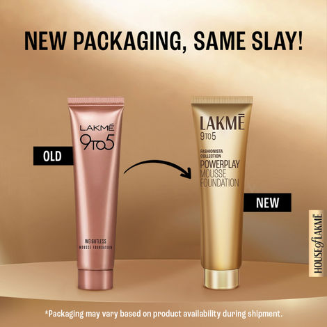 Lakme 9 To 5 Weightless Mousse Foundation | Beige | Vanilla