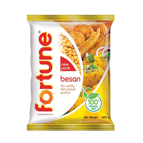 Fortune Besan(500gms) & Nescafe Classic Instant Coffee Powder Pouch(45gms) Combo