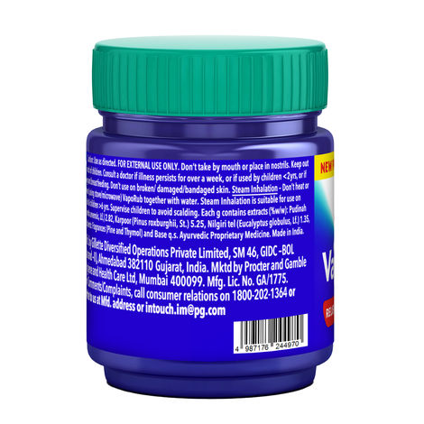 Vicks Vaporub - Relief for Cold, Cough, Congestion