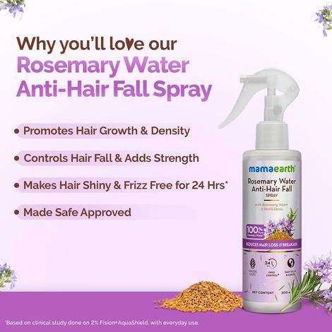 Mamaearth Rosemary Water Anti-Hair Fall Spray