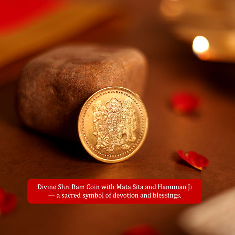 Ram Hanuman Artificial Silver Coin | Happy Mail