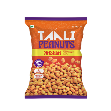 Taali Roasted Masala Peanuts, Premium Quality Bharuchi Nuts, No Palm Oil, Rich in Protein