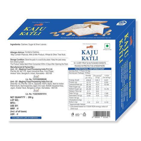 Daadi'S Kaju Katli