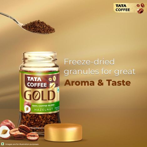 Tata Coffee Gold Hazelnut Instant Coffee