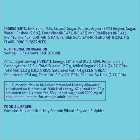 Hocco Cashew and Anjeer Matka Kulfi Ice Cream Cup