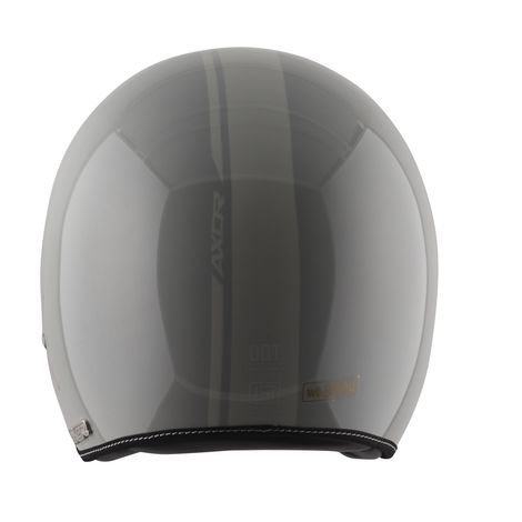 Axor Retro Jet Euro Globe Isi Ece And Dot Certified Open Face Helmet - Cool Grey Helmet - XL