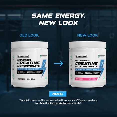 Wellcore Pure Micronised Creatine Monohydrate Fruit Fusion