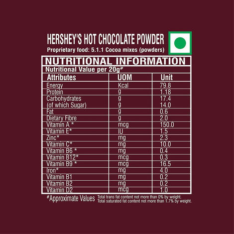 Hershey's Hot Chocolate Powder