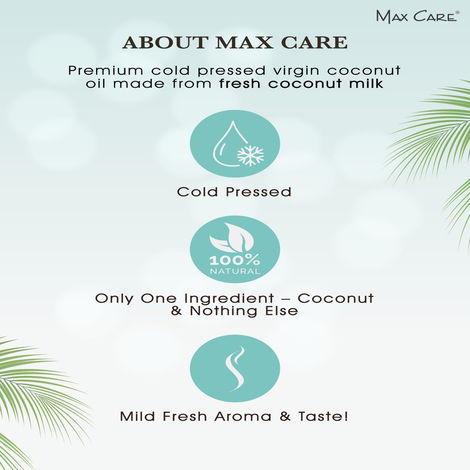 Max Care Cold Pressed Virgin Coconut Oil