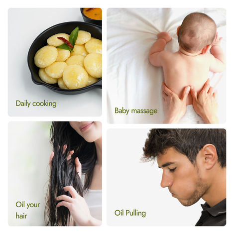 Kapiva Kerala Virgin Coconut Oil (Nariyal Oil) | Multipurpose