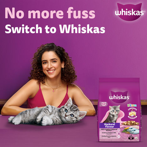 Whiskas Kitten Mackerel Flavour Dry Cat Food