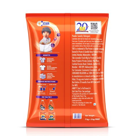 Tide Plus Lavender Detergent Powder