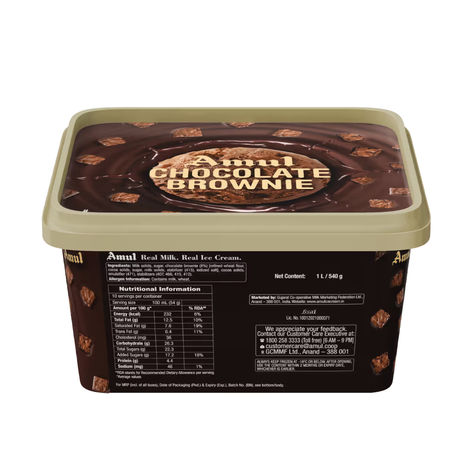 Amul Chocolate Brownie Ice Cream Tub