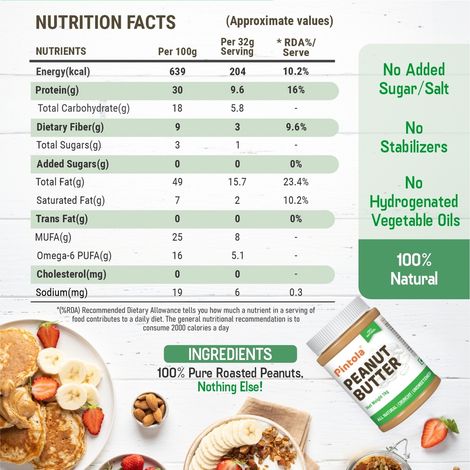 Pintola All Natural Peanut Butter Crunchy