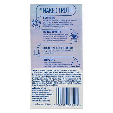Durex Invisible Condom - Super Ultra Thin Condoms