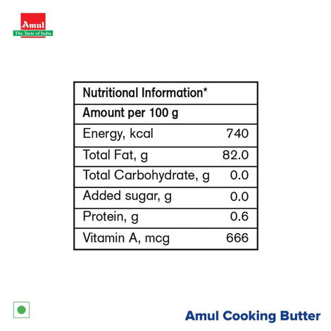 Amul Unsalted Cooking Butter