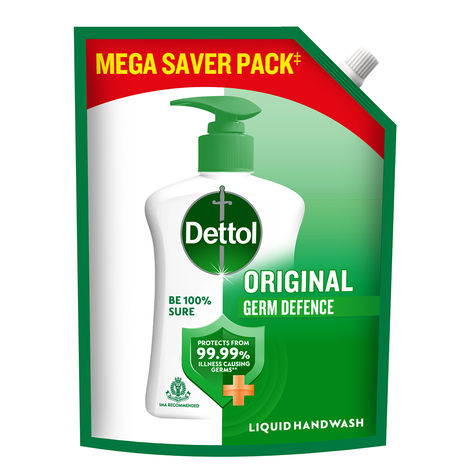 Dettol Original Hand Wash Refill | 99.99% Germ Protection