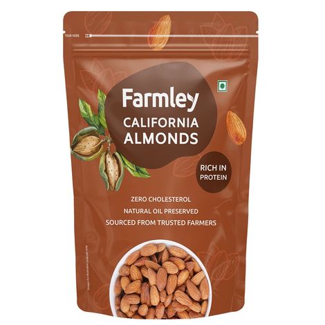 Farmley 100% Natural California Almonds - Badam
