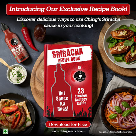 Ching's Secret Original Sriracha Hot Chilli Sauce (Red), Dip, Spread, Cook, Drizzle