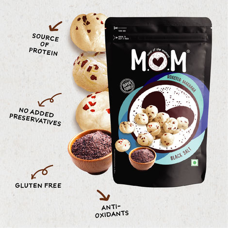 MOM Black Salt Roasted Makhana