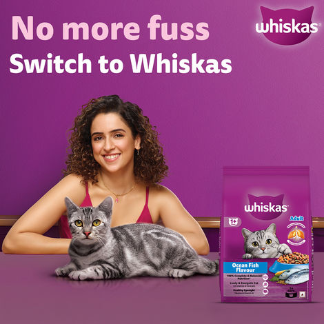 Whiskas Adult Ocean Fish Flavour Dry Cat Food
