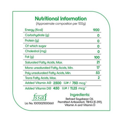 Fortune Soya Health Refined Soyabean Oil